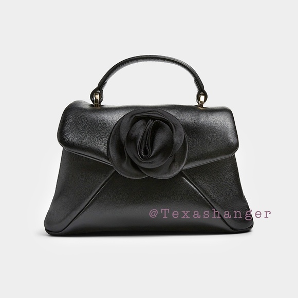 NWT Ted Baker Poppy Rose Crossbody Bag Black - Picture 1 of 16
